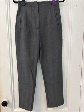 Zara | Pants & Jumpsuits | Zara Black Super High Waist Formal Cigarette  Trousers